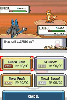 Pokemon - Versione Perla (Italy) (Rev 5) screen shot game playing